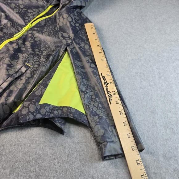 Cat & Jack Kids Hooded Dinosaur Rain Jacket with Neon Accents 5T - Picture 13 of 15